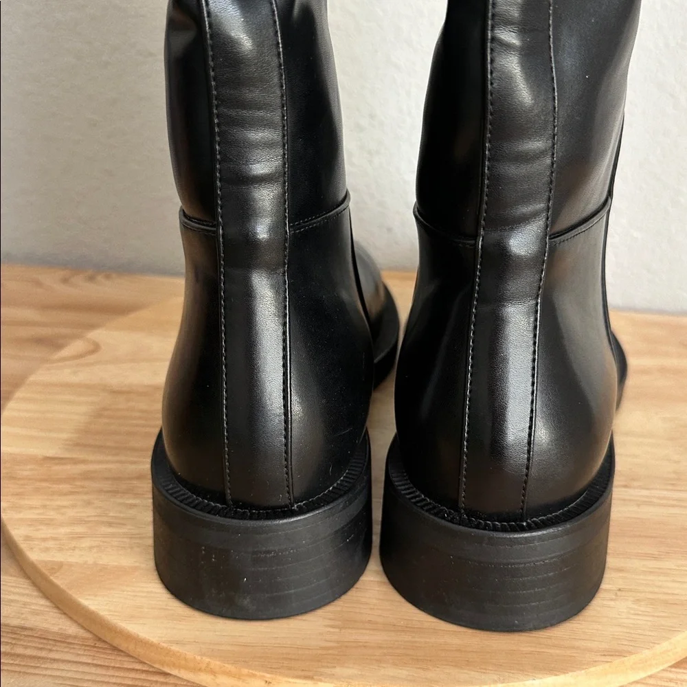 Torgeis Womens Antonella Block Heel Riding Boots